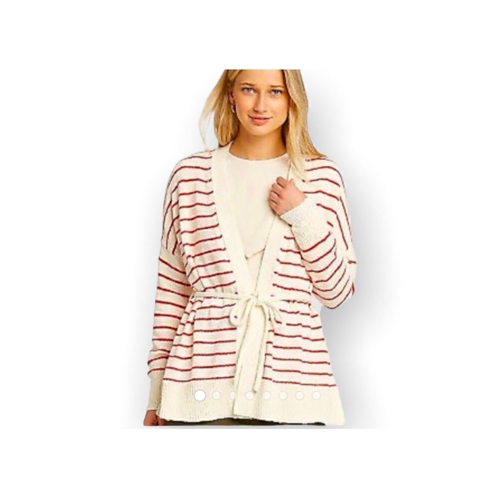 Who What Wear Striped Cardigan
